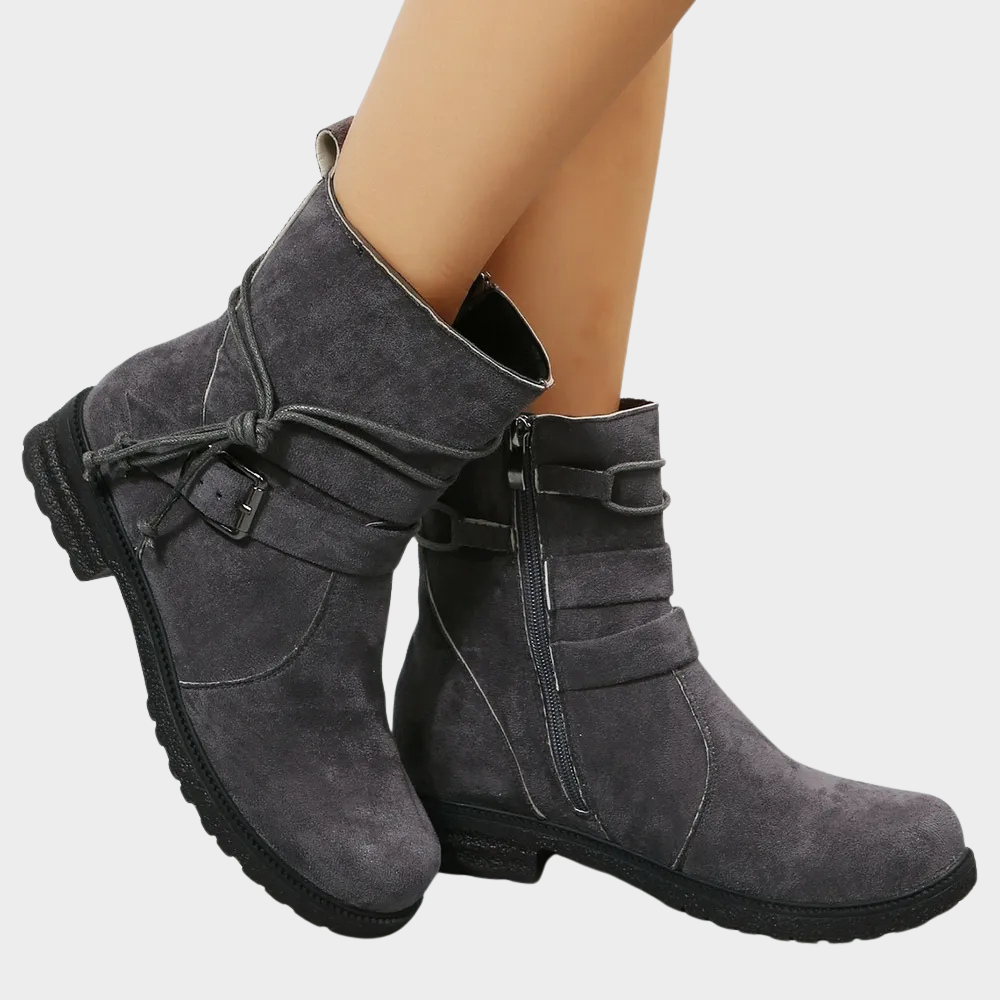 Delaney - Low Heel Ankle Boots