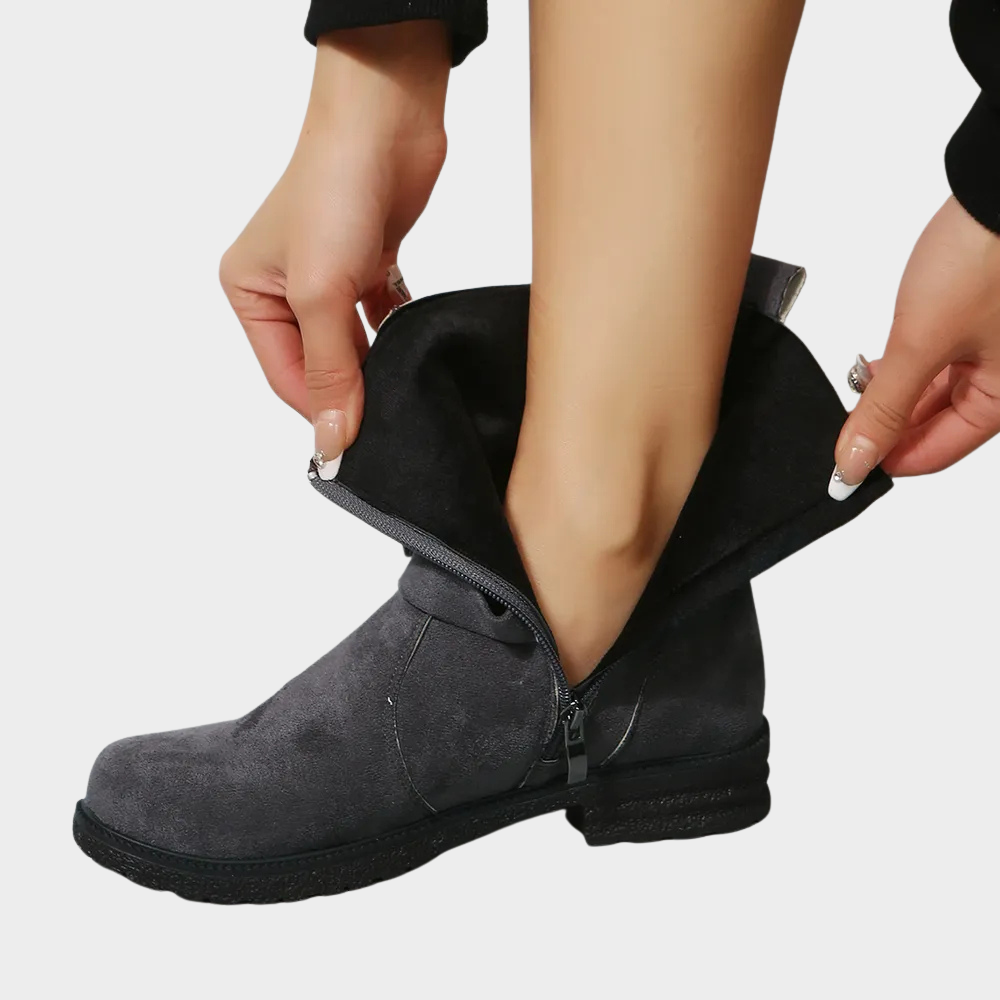 Delaney - Low Heel Ankle Boots