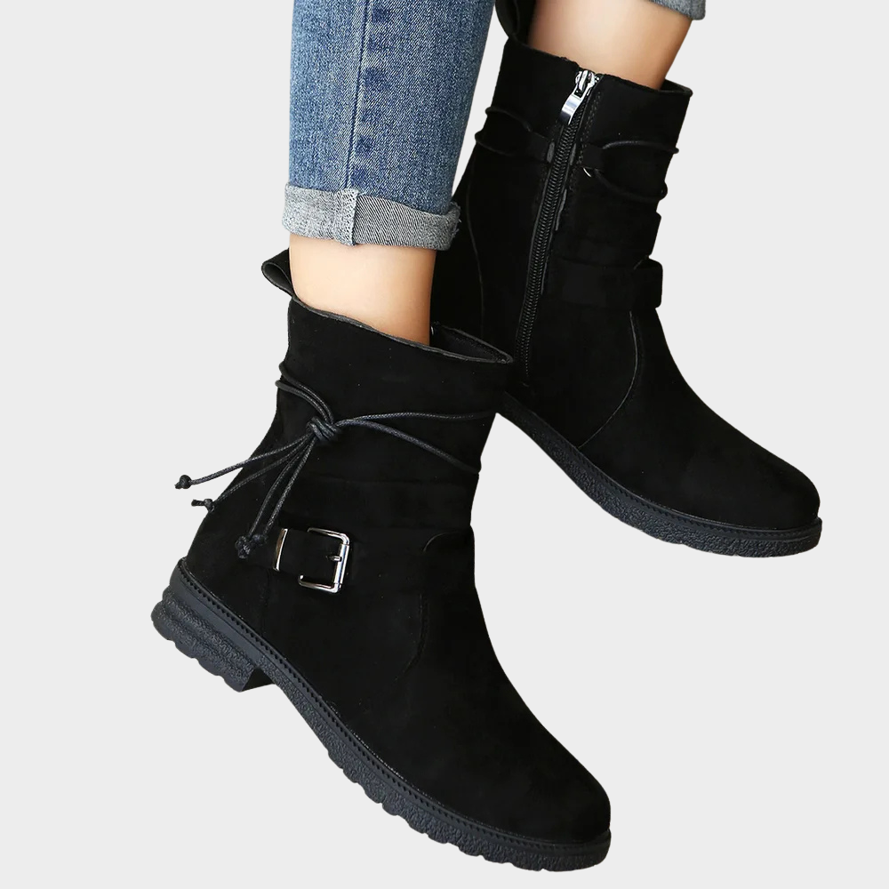 Delaney - Low Heel Ankle Boots