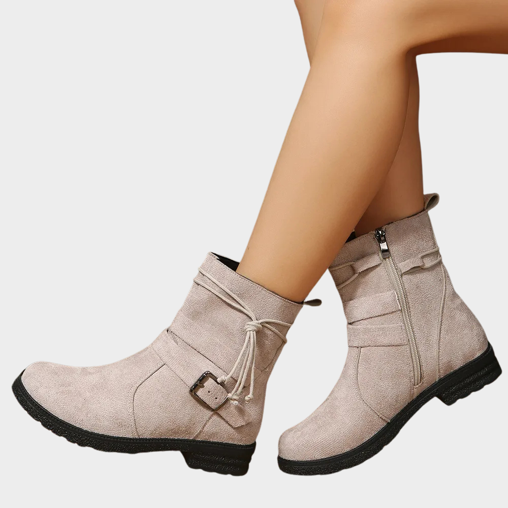 Delaney - Low Heel Ankle Boots