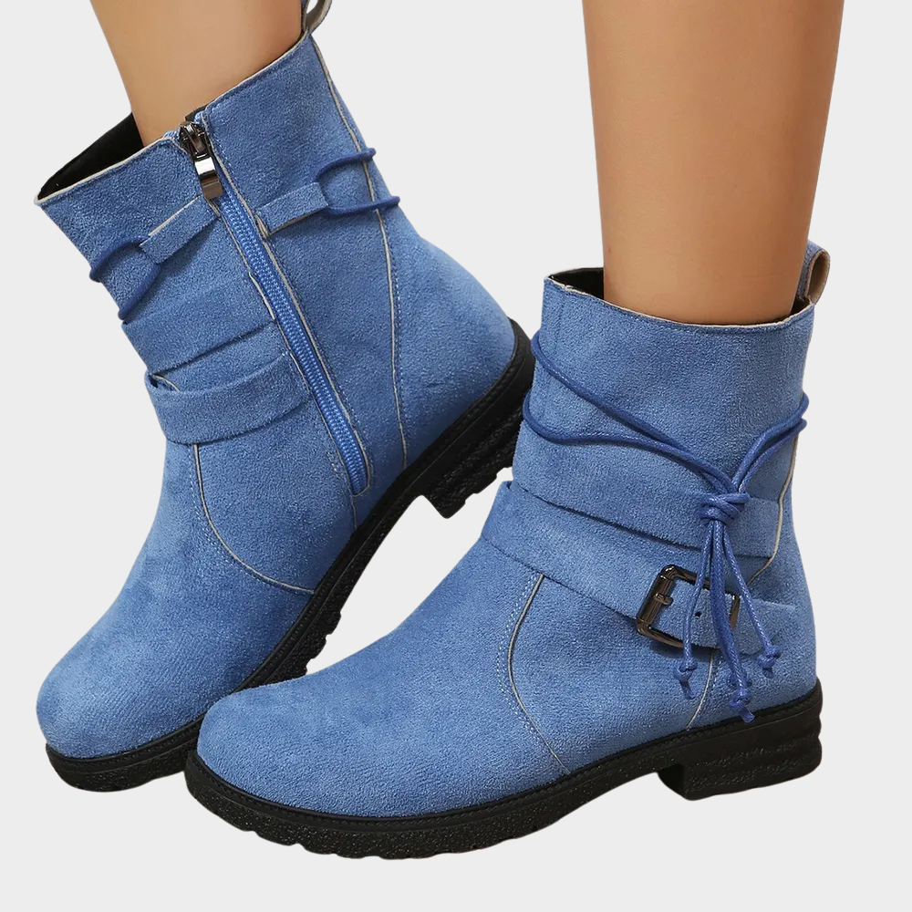 Delaney - Low Heel Ankle Boots