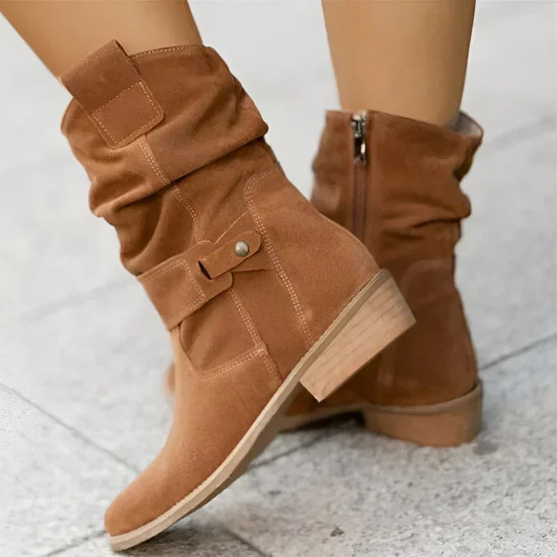Francine - low heel ankle boots