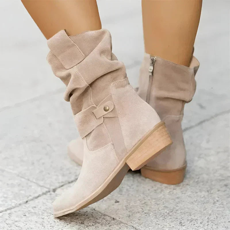 Francine - low heel ankle boots