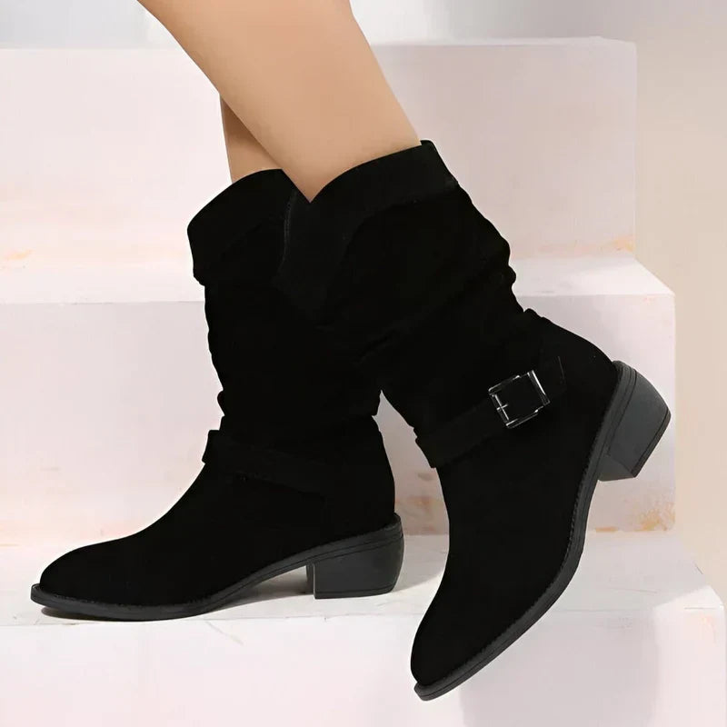 Francine - low heel ankle boots