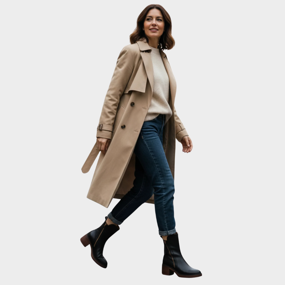 Gabriella - Comfortable Leather Ankle Heeled Boots