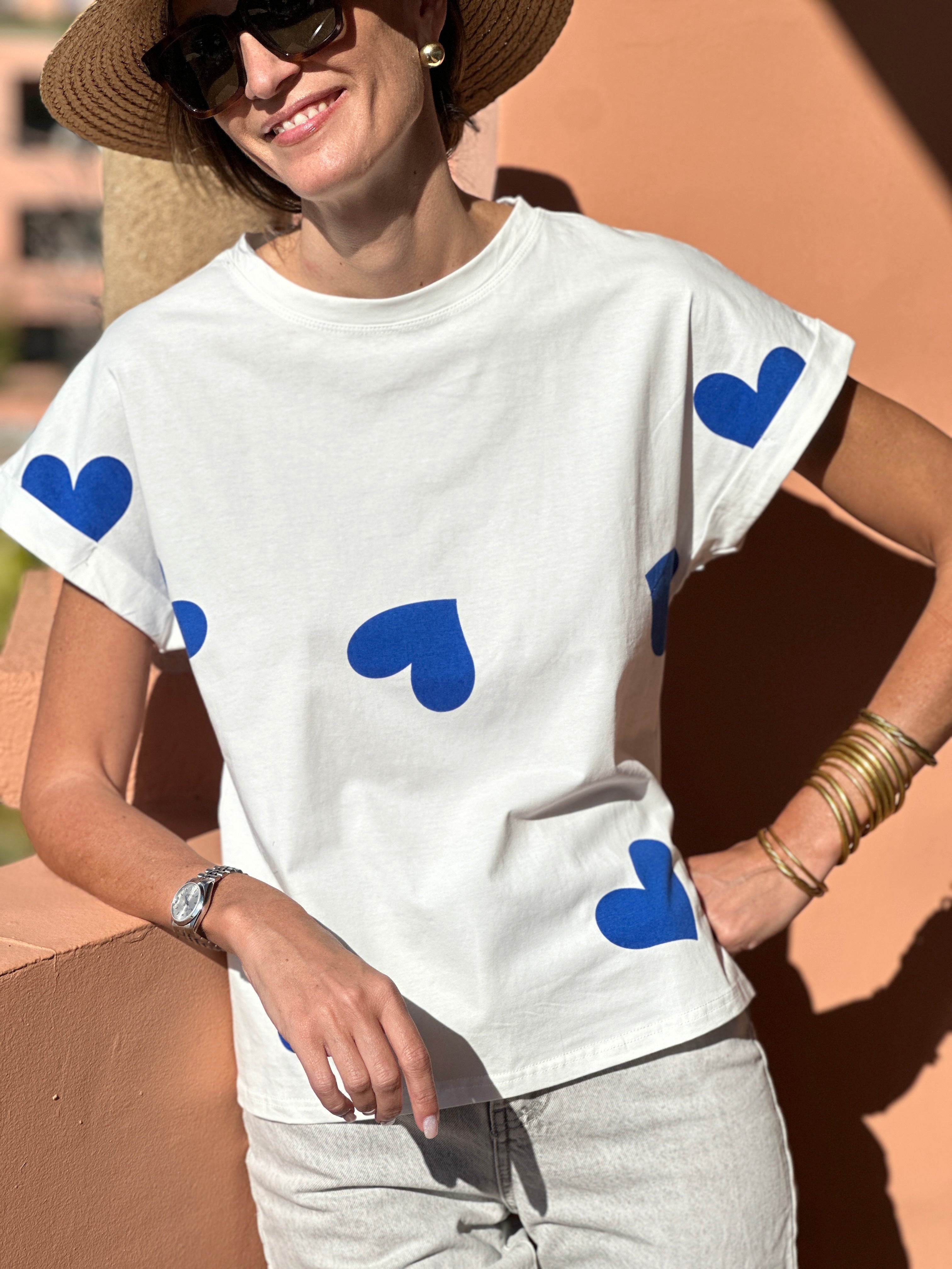 Heart Print Chemise