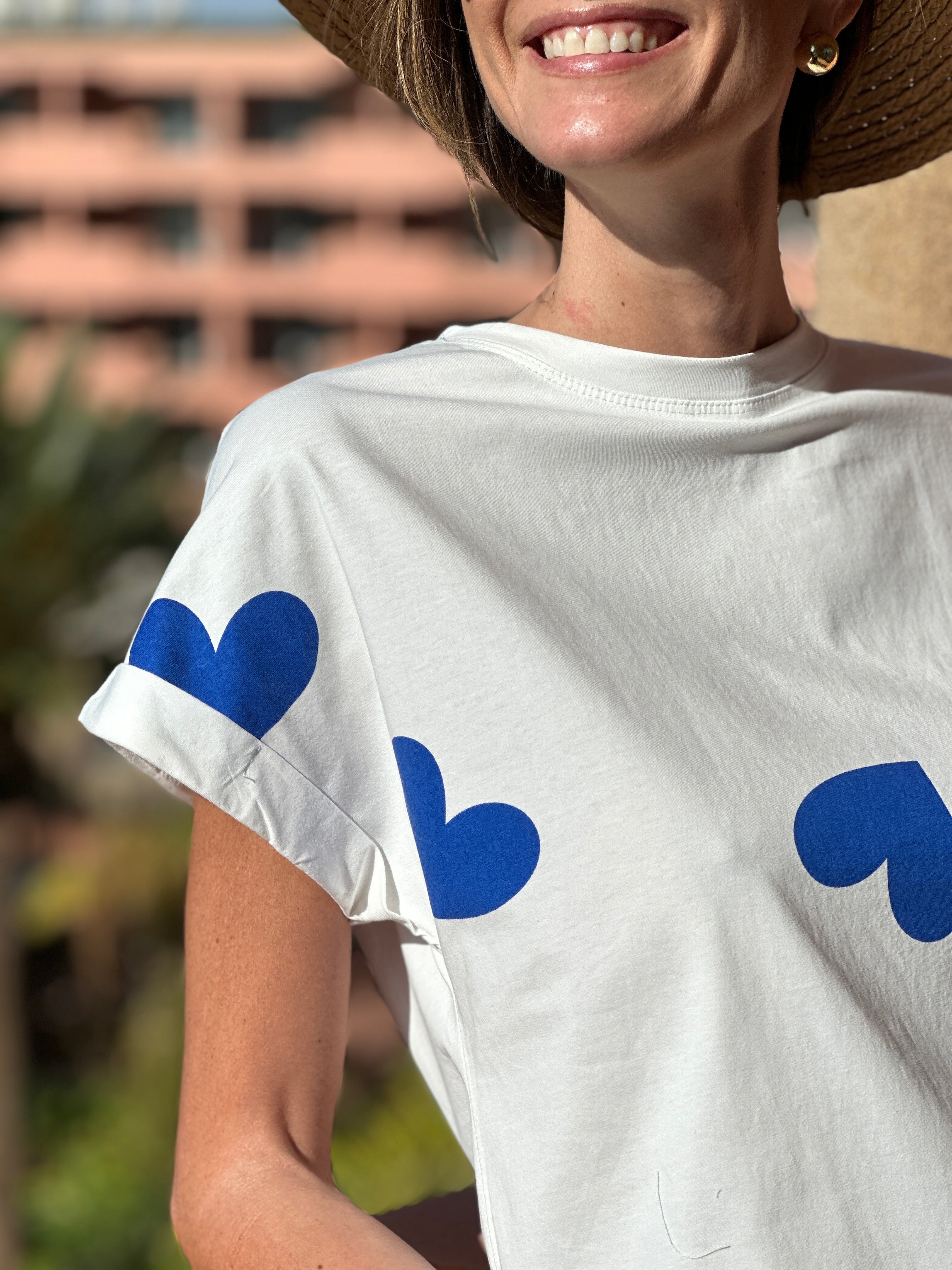 Heart Print Chemise
