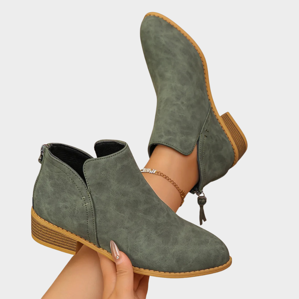 Oakley - Low Heel Ankle Boots