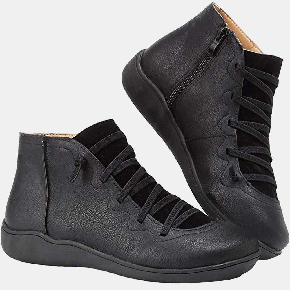 Riley - Lace-up Ankle Boots