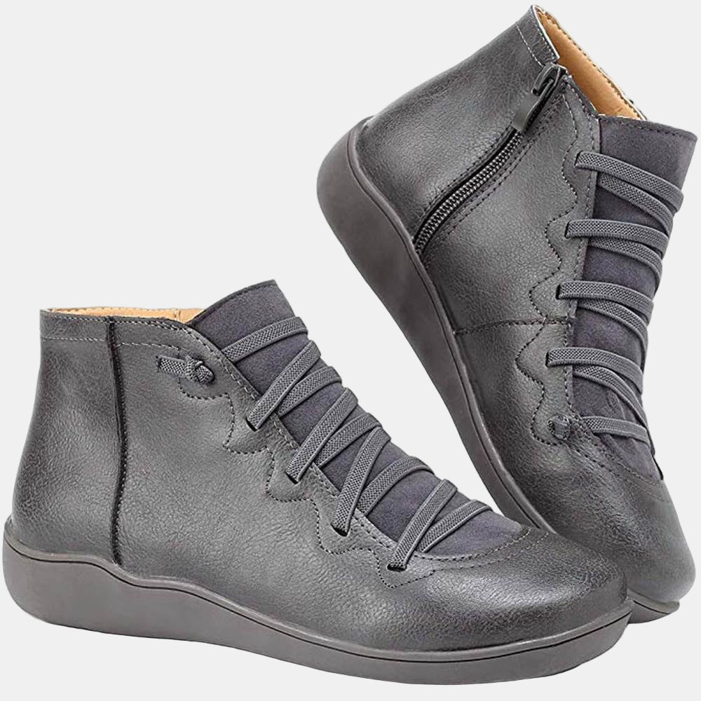 Riley - Lace-up Ankle Boots