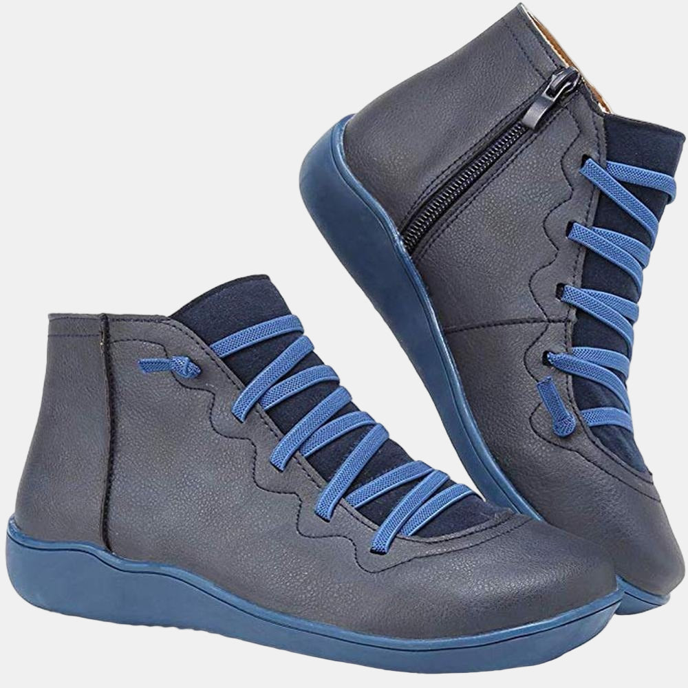 Riley - Lace-up Ankle Boots