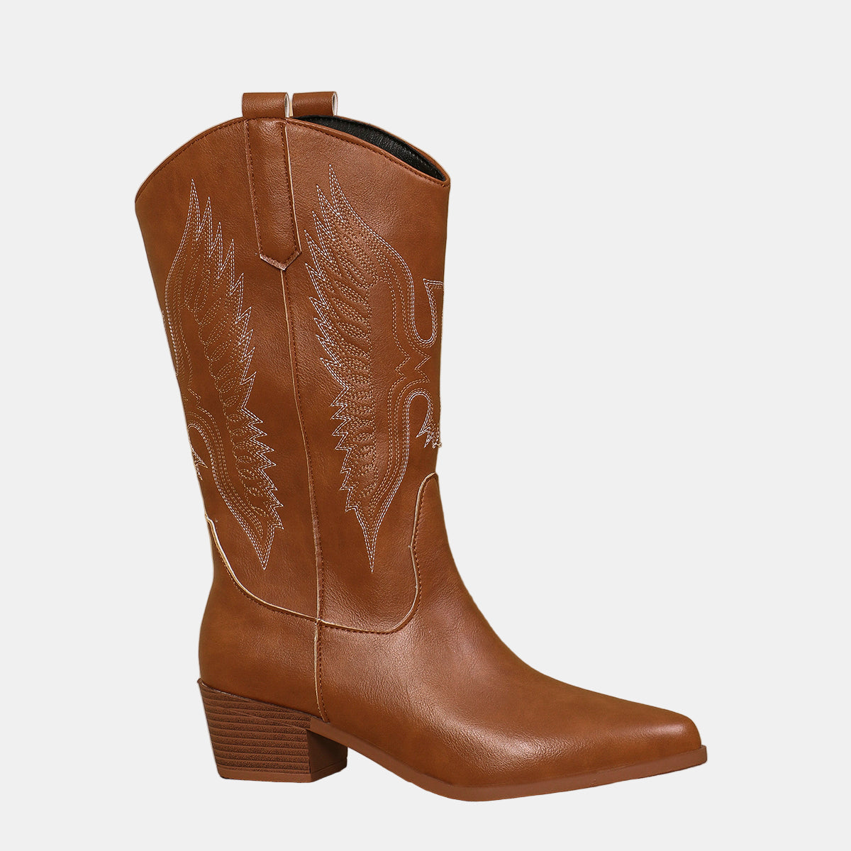 Emery - Block Heel Cowboy Boots