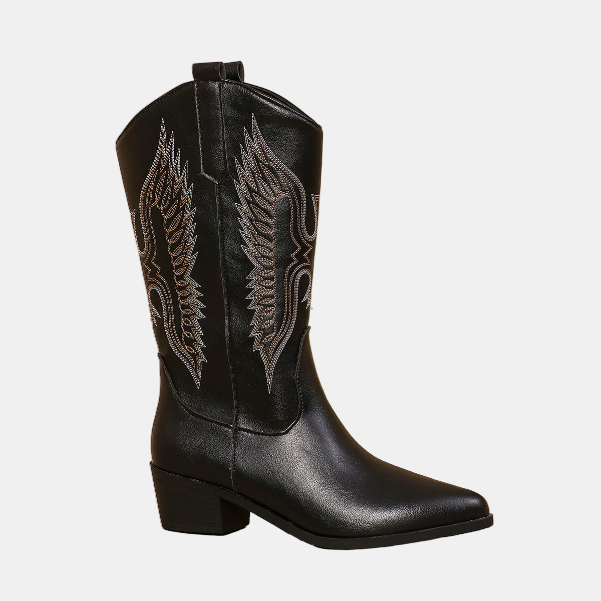 Emery - Block Heel Cowboy Boots