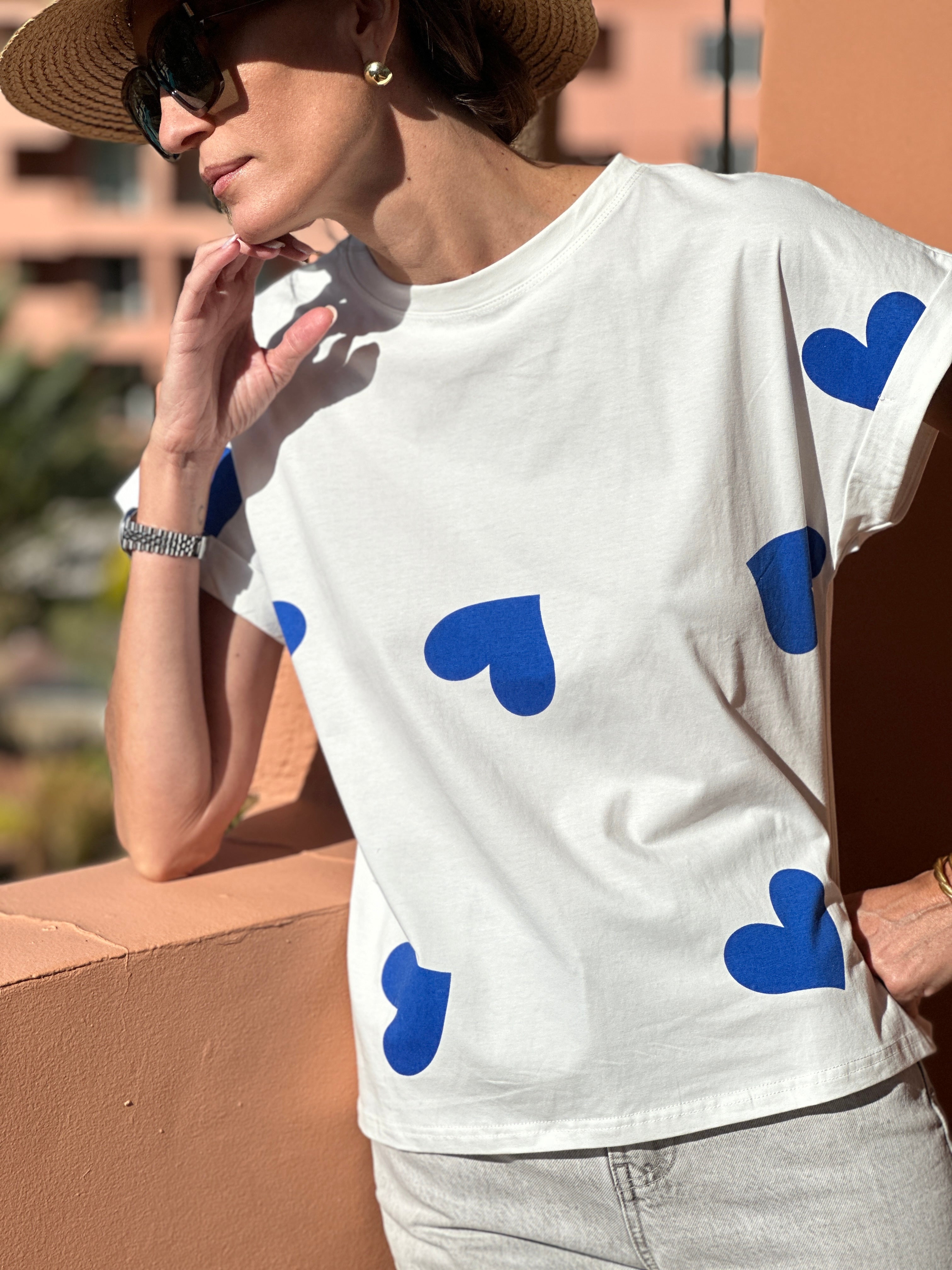 Heart Print Chemise
