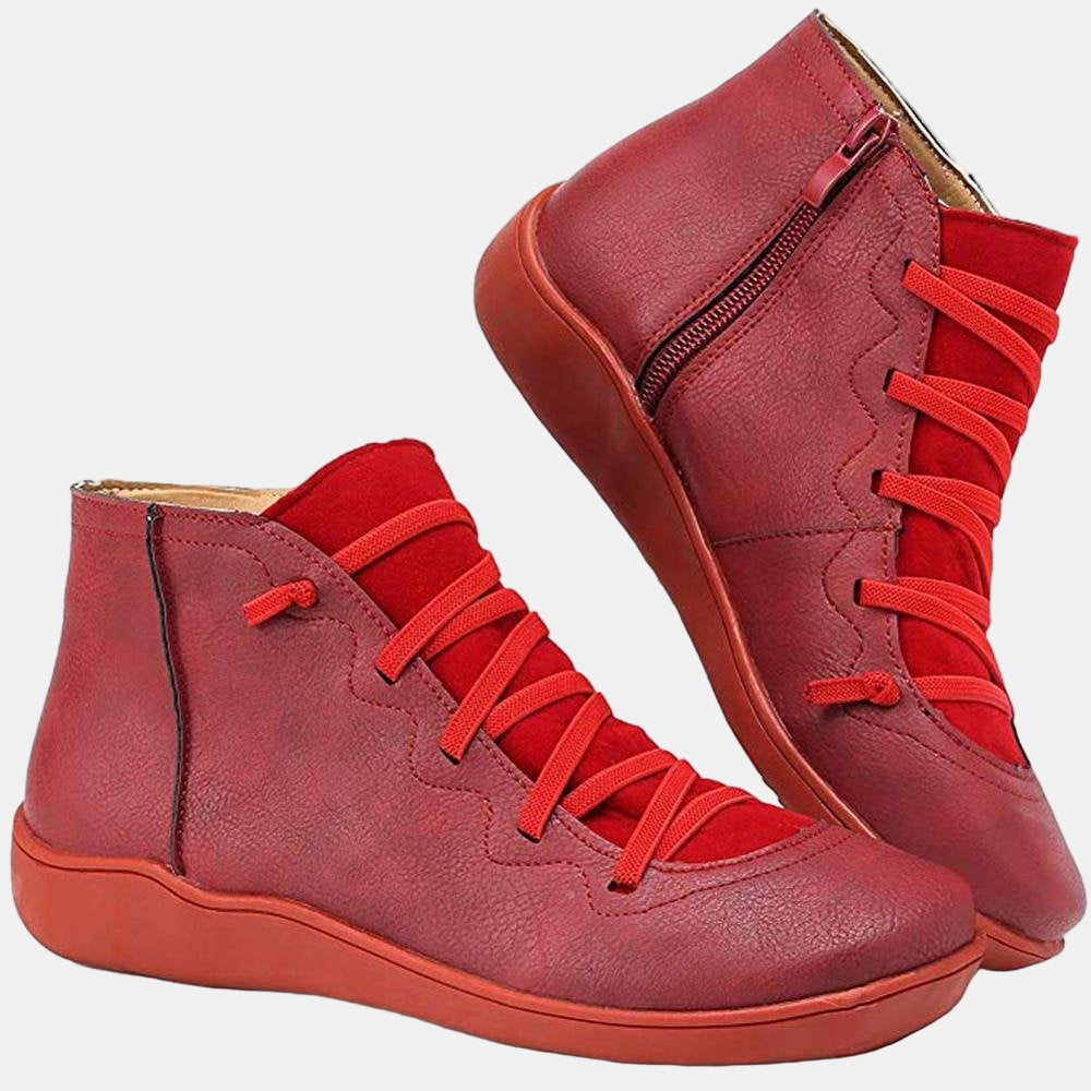 Riley - Lace-up Ankle Boots