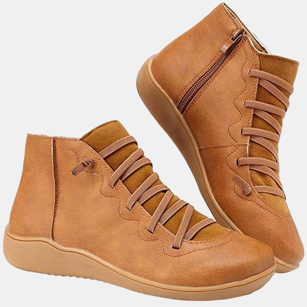 Riley - Lace-up Ankle Boots